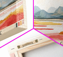 Load image into Gallery viewer, Eastern Cape, Coffee Bay Watercolor Print, Vacation Gift, Coffee Bay Wall Art, Beach Painting, Beach Decor, Large Wall Art, Wood Frame Art