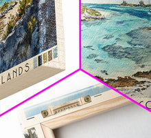 Load image into Gallery viewer, Elbow Cay, Abaco Islands, Bahamas Watercolor Beach Print, Vacation Gift, Bahamas Wall Art, Beach Painting, Beach Decor, Beach Painting