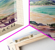 Load image into Gallery viewer, Anaoke Beach, Cook Islands Watercolor Beach Print, Vacation Gift, Cook Islands Wall Art, Beach Painting, Beach Decor, Beach Painting