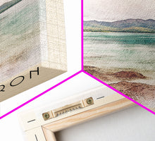 Load image into Gallery viewer, Anse Marron, Seychelles Watercolor Print, Vacation Gift, Seychelles Wall Art, Beach Painting, Beach Decor, Large Wall Art, Wood Frame Art