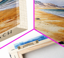 Load image into Gallery viewer, Búðir Beach, Iceland Watercolor Beach Print, Vacation Gift, Iceland Wall Art, Beach Painting, Beach Decor, Beach Painting