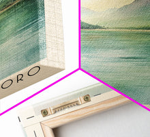 Load image into Gallery viewer, Bocas del Toro , Panamá Watercolor Beach Print, Vacation Gift, Panamá Wall Art, Framed Canvas Print, Framed Beach Painting