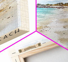 Load image into Gallery viewer, Boston Beach, Jamaica Watercolor Beach Print, Vacation Gift, Jamaica Wall Art, Beach Painting, Beach Decor, Beach Painting