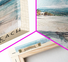 Load image into Gallery viewer, Cabarete Beach, Dominican Republic Watercolor Print, Vacation Gift, Dominican Republic Wall Art, Beach Painting, Beach Decor, Large Wall Art, Wood Frame Art