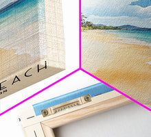 Load image into Gallery viewer, Cane Bay Beach, US Virgin islands Watercolor Beach Print, Vacation Gift, US Virgin islands Wall Art, Beach Painting, Beach Decor, Beach Painting