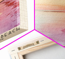 Load image into Gallery viewer, Cruise Center Beach, Turks and Caicos Watercolor Print, Vacation Gift, Turks and Caicos Wall Art, Beach Painting, Beach Decor, Large Wall Art, Wood Frame Art