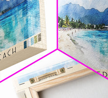 Load image into Gallery viewer, Frederiksted Beach, US Virgin islands Watercolor Beach Print, Vacation Gift, US Virgin islands Wall Art, Beach Painting, Beach Decor, Beach Painting