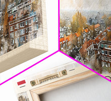 Load image into Gallery viewer, Apeldoorn Netherlands Travel Print Wall Art, Panoramic City Art, Travel Art, Wall Decor, Vacation Gift, Framed Canvas Print Or Metal Art