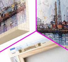 Load image into Gallery viewer, Athens Greece Travel Print Wall Art, Panoramic City Art, Travel Art, Wall Decor, Vacation Gift, Framed Canvas Print Or Metal Art