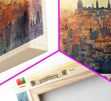 Load image into Gallery viewer, Barreiro Portugal Travel Print Wall Art, Panoramic City Art, Travel Art, Wall Decor, Vacation Gift, Framed Canvas Print Or Metal Art