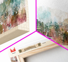 Load image into Gallery viewer, Bern Switzerland Travel Art, City Art, Framed Canvas Print or Metal Wall Art, Europe Travel Poster, Panoramic Wall Art, Extra Wide Wall Art