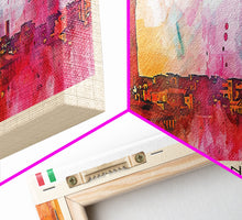 Carregar imagem no visualizador da galeria, Bologna Italy Wall Art, Panoramic Travel Poster, Panoramic Framed Canvas Print, City Wall Art, Wall Hanging Home Decor, Travel Art
