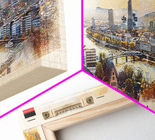 Load image into Gallery viewer, Bonn Germany Travel Print Wall Art, Panoramic City Art, Travel Art, Wall Decor, Vacation Gift, Framed Canvas Print Or Metal Art