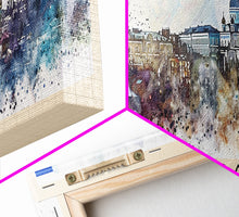 Cargar imagen en el visor de la galería, Cheboksary Russia Travel Art, City Art, Framed Canvas Print or Metal Wall Art, Europe Travel Poster, Panoramic Wall Art, Extra Wide Wall Art