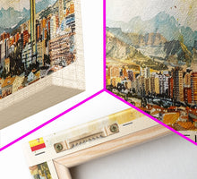 Load image into Gallery viewer, Elche Spain Travel Art, City Art, Framed Canvas Print or Metal Wall Art, Europe Travel Poster, Panoramic Wall Art, Extra Wide Wall Art