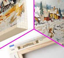 Load image into Gallery viewer, Engels Russia Panoramic Travel Poster, Framed Canvas Print or Metal Wall Art, Travel Art, Home Decor, Panoramic Painting, Midcentury Art