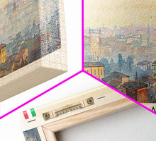 Carregar imagem no visualizador da galeria, Foggia Italy Wall Art, Panoramic Travel Poster, Panoramic Framed Canvas Print, City Wall Art, Wall Hanging Home Decor, Travel Art