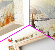 Load image into Gallery viewer, Funchal Portugal Travel Print Wall Art, Panoramic City Art, Travel Art, Wall Decor, Vacation Gift, Framed Canvas Print Or Metal Art