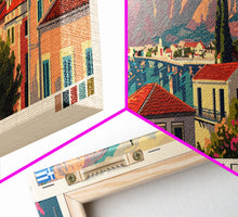 Carregar imagem no visualizador da galeria, Acharnes Greece Travel Print Wall Art, Panoramic City Art, Travel Art, Wall Decor, Vacation Gift, Framed Canvas Print Or Metal Art