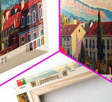 Carregar imagem no visualizador da galeria, Agualva Portugal Wall Art, Panoramic Travel Poster, Panoramic Framed Canvas Print, City Wall Art, Wall Hanging Home Decor, Travel Art