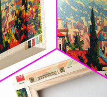 Load image into Gallery viewer, Ankara Turkey Travel Print Wall Art, Panoramic City Art, Travel Art, Wall Decor, Vacation Gift, Framed Canvas Print Or Metal Art