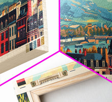 Load image into Gallery viewer, Bonn Germany Travel Print Wall Art, Panoramic City Art, Travel Art, Wall Decor, Vacation Gift, Framed Canvas Print Or Metal Art