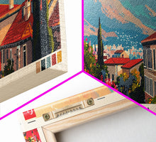 Load image into Gallery viewer, Bursa Turkey Travel Print Wall Art, Panoramic City Art, Travel Art, Wall Decor, Vacation Gift, Framed Canvas Print Or Metal Art