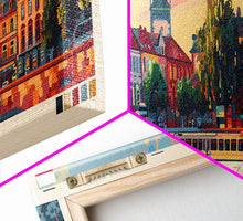 Carregar imagem no visualizador da galeria, Bydgoszcz Poland Travel Art, City Art, Framed Canvas Print or Metal Wall Art, Europe Travel Poster, Panoramic Wall Art, Extra Wide Wall Art