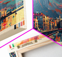 Cargar imagen en el visor de la galería, Catania Italy Travel Print Wall Art, Panoramic City Art, Travel Art, Wall Decor, Vacation Gift, Framed Canvas Print Or Metal Art