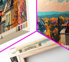 Load image into Gallery viewer, Czestochowa Poland Travel Art, City Art, Framed Canvas Print or Metal Wall Art, Europe Travel Poster, Panoramic Wall Art, Extra Wide Wall Art