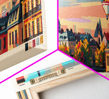 Load image into Gallery viewer, Essen Germany Travel Print Wall Art, Panoramic City Art, Travel Art, Wall Decor, Vacation Gift, Framed Canvas Print Or Metal Art