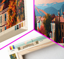 Carregar imagem no visualizador da galeria, Galati Romania Travel Art, City Art, Framed Canvas Print or Metal Wall Art, Europe Travel Poster, Panoramic Wall Art, Extra Wide Wall Art