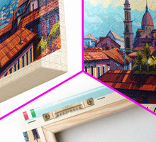 Load image into Gallery viewer, Braila Romania Travel Art, City Art, Framed Canvas Print or Metal Wall Art, Europe Travel Poster, Panoramic Wall Art, Extra Wide Wall Art