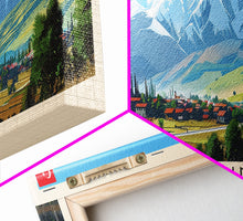 Load image into Gallery viewer, Erzurum Turkey Travel Print Wall Art, Panoramic City Art, Travel Art, Wall Decor, Vacation Gift, Framed Canvas Print Or Metal Art