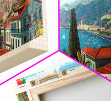 Carregar imagem no visualizador da galeria, Funchal Portugal Travel Print Wall Art, Panoramic City Art, Travel Art, Wall Decor, Vacation Gift, Framed Canvas Print Or Metal Art