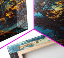 Carregar imagem no visualizador da galeria, Ferocious Werewolf in the Forest - Halloween Wall Decor - Scary Art Print - Werewolf Painting for Halloween - Spooky Home Decor