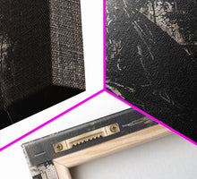 Load image into Gallery viewer, Haunted Nun with Eerie Expression, Framed Canvas Print, Gothic Halloween Art, Spooky Religious Decor, Scary Nun Painting, Gothic Home Art