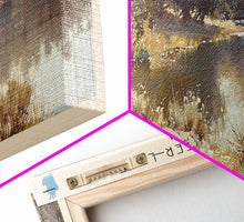 Cargar imagen en el visor de la galería, Clearwater Lake Framed Canvas Print, Lake House Art, Panoramic Travel Poster, Wide Wall Art, Modern Lake Painting, Home Decor