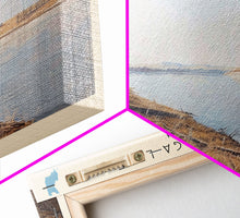 Cargar imagen en el visor de la galería, Conestoga Lake Nebraska Framed Canvas Print, Panoramic Lake House Decor, Wide Wall Art, Travel Poster, Modern Lake Painting, Nature Art