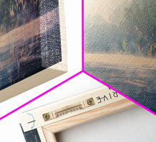 Cargar imagen en el visor de la galería, False River Louisiana Framed Canvas Print, Lake House Decor, Panoramic Wall Art, Travel Poster, Rustic Lake Painting, Home Decor