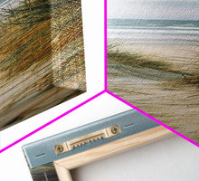 Load image into Gallery viewer, Beach Pathway to Ocean View - Framed Canvas Print, Skinny Tall Art, Coastal Landscape Art, Wall Art for Living Room, Bedroom Decor, Beach Art