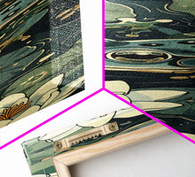 Load image into Gallery viewer, Elegant Japanese Peacock with Blossoms Tall Skinny Framed Canvas Print - Ukiyo-e Art Wall Décor