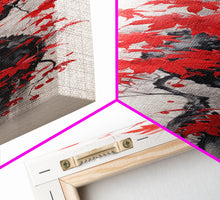 Load image into Gallery viewer, Autumn Leaves On A Twisted Trunk, Tall Skinny Canvas Print, Perfect For Feng Shui Spaces, Japanese Style Wall Art