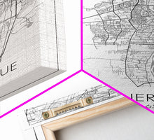 Carregar imagem no visualizador da galeria, Albuquerque Street Map, New Mexico Map,Man Cave Wall Art, City Map Print, Minimalist, Modern Art, Wall Art, Canvas Print, Canvas Wall Art