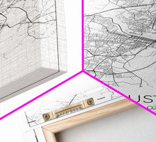 Load image into Gallery viewer, Augusta Street Map, Georgia Map, City Map Art, Dorm Wall Art, Adventure Wall Art, Minimalist Art, Wall Art, Canvas Print, Canvas Wall Art