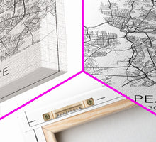 Cargar imagen en el visor de la galería, Chesapeake Street Map, Virginia Map, City Map Art, Modern Art, Wall Art, Canvas Print, Canvas Wall Art, Travel Art, Above Bed Décor