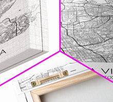 Cargar imagen en el visor de la galería, Chula Vista Street Map, California Map, City Map Art, Modern Art, Wall Art, Canvas Print, Canvas Wall Art, Living Room Wall Art, Travel Art