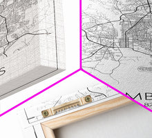 Cargar imagen en el visor de la galería, Columbus Street Map, Georgia Map, City Map Art, Minimalist Art, Wall Art, Canvas Print, Canvas Wall Art, City Wall Art, Travel Wall Print