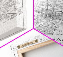 Load image into Gallery viewer, Durham Street Map, North Carolina Map, City Map Art, Minimalist Art, Wall Art, Canvas Print, Traveler Gift, Travel Wall Décor