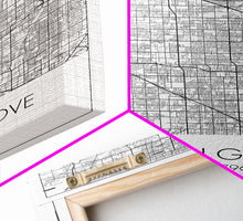 Carregar imagem no visualizador da galeria, Garden Grove Street Map, California Map, City Map Art, Minimalist Art, Wall Art, Canvas Print, Black And White Map, Best Friend Gift